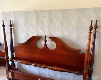 complete queen bed set, picture of mattress will be coming