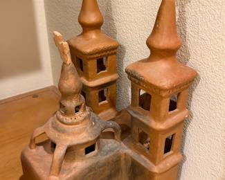 vintage Mexican folk art terracotta