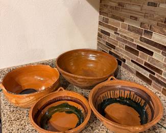 traditional Mexican terra cotta clay pots