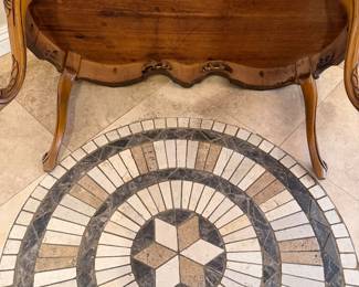 vintage French-style coffee table