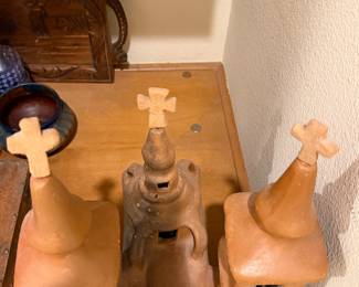 vintage Mexican folk art terracotta