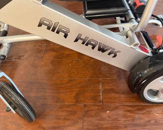 Air Hawk Lightweight Folding Electric Wheelchair for Adults & Seniors - 41 Ibs, 26-Mile Range,