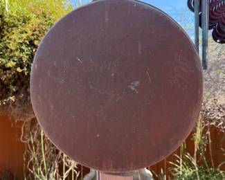 antique cast iron cauldron