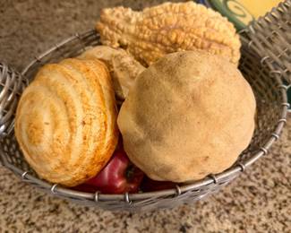 vintage decorative fruit basket