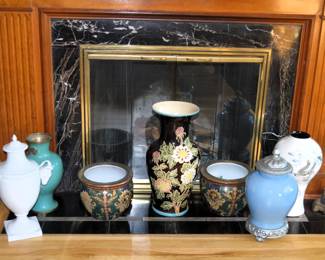 Assorted containers and plant holders