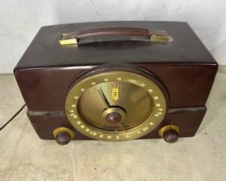 vintage tabletop dial stereo