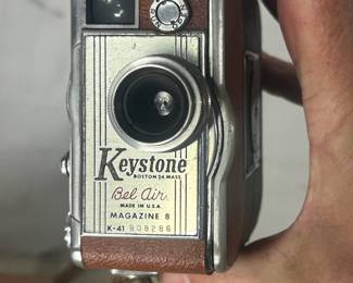 vintage Keystone movie camera