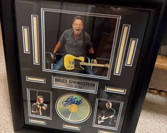 Bruce Springsteen autographed memorabilia 