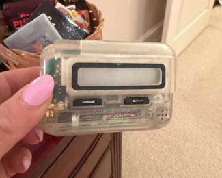 Vintage beeper pager from the 1990s