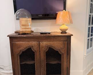 Antique Louis XV French Provincial cabinet 