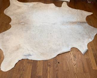 White cowhide
