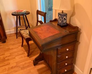 Antique Davenport Captains Desk