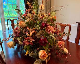 Huge Hilda Flack faux floral arrangement