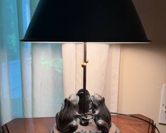 Frederick Cooper frog lamp 