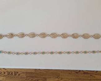 Vintage Navajo silver Concho belts