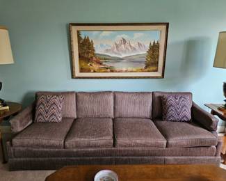 Missoni style custom fabric couch