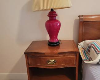 Sang de Boeuf red Oxblood porcelain vase lamp