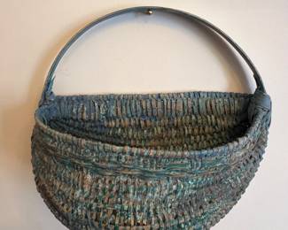 Vintage Wall Hanging Gathering Basket
