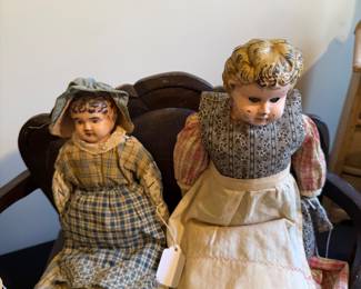 Antique German Tin Dolls