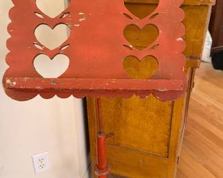 Primitive Folk Art Wooden Music Stand