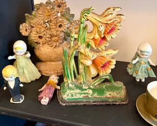 Vintage Cast Iron Door Stops