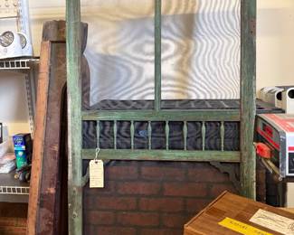 Vintage Wood Screen Door