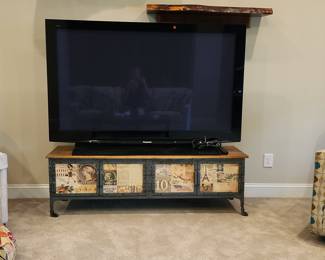 Panasonic VIERA 50-inch Plasma TV with Custom Media Console