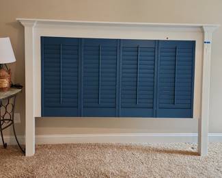 Coastal Shutter Headboard