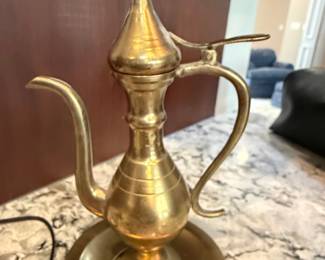 Vintage Brass Aftaba / Ewer