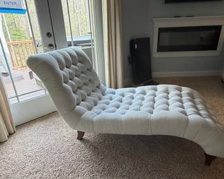 Arhaus Audrey Tufted Chaise Lounge