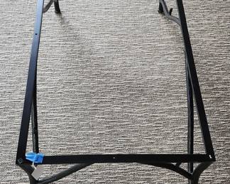 Black Metal Rectangular Coffee Table Base