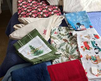 Christmas linens
