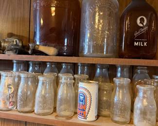 Antique Milk & Cream Bottles