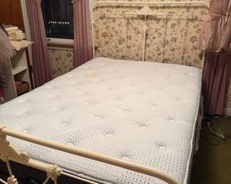 Antique Iron Full Size Bed Frame