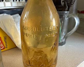 Absolute Pure Milk AMber Colored Bottle