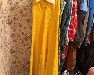 Full Length Groovy Yellow dress