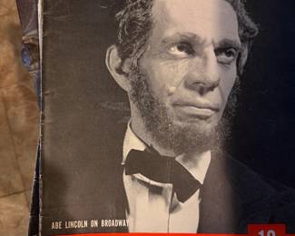 Life Magazine October 31st 1938 Abe Lincoln on Broadway