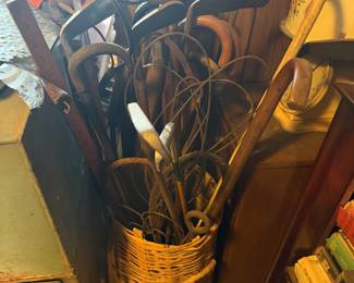 Rug Beaters Golf Clubs and Canes