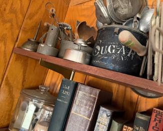 Books and kitchen gadgetry