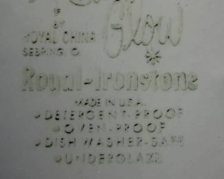 Vintage Kitchen Dishes Star Glow