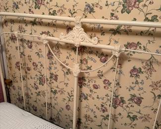 Antique Iron Full Size Bed Frame