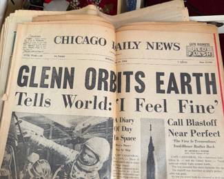 Glenn Orbits the Earth Headline