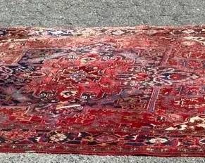 Large Red Wool Rug