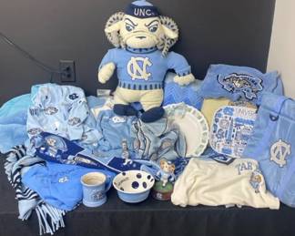 Tar Heels Soft Goods And Figurine  Watch  Bowl cup  Shoes  Plates