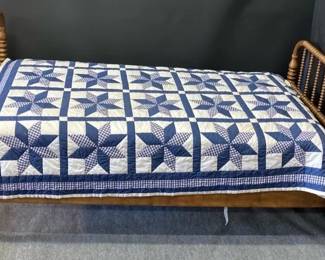 Vintage Wooden Twin Bed Spool Spindle Jenny Lind