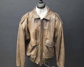 Large Hard Rock Cafe Orlando Leather Jacket