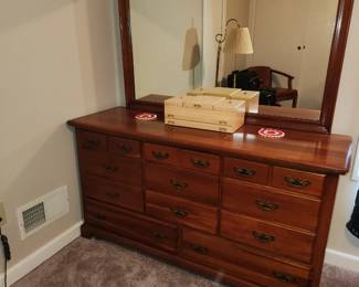 Mid century cherry dresser