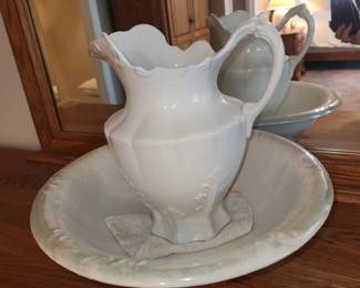 Vintage pitcher and bowl