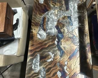 Custom One-of-A-Kind Steel Coffee Table