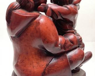 BOMA CANADA INUIT MOTHER & CHILD SCULPTURE BY ARTIST THOMAS MCPHEE